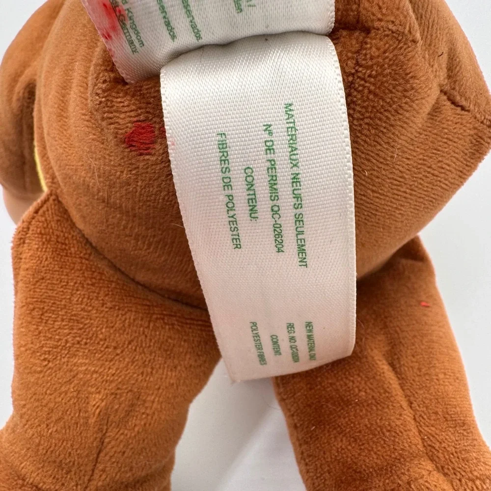 Cabbage Patch Kids Cuties Cow Plush Doll Brown Yellow Costume Green‎ Eyes